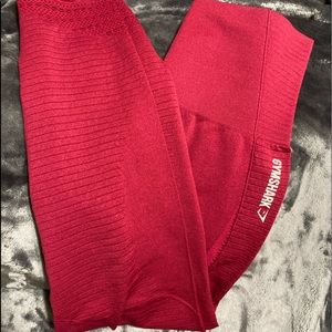 OG (oldschool gymshark) beat red seamless gymshark